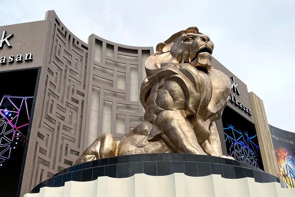 MGMグランドのライオン像