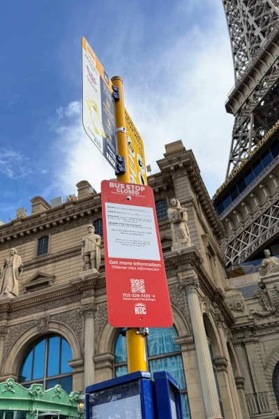 バス停閉鎖のお知らせ　