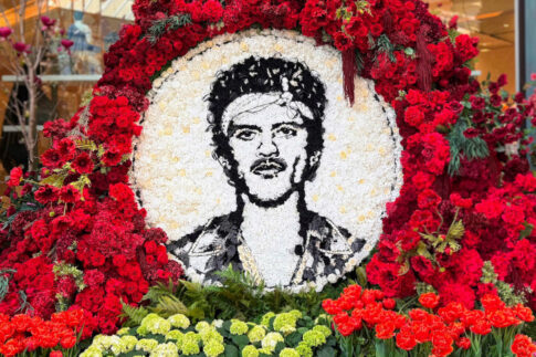 ブルーノ・マーズ✕ベラージオ植物園